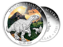 澳大利亞恐龍時代精鑄銀幣